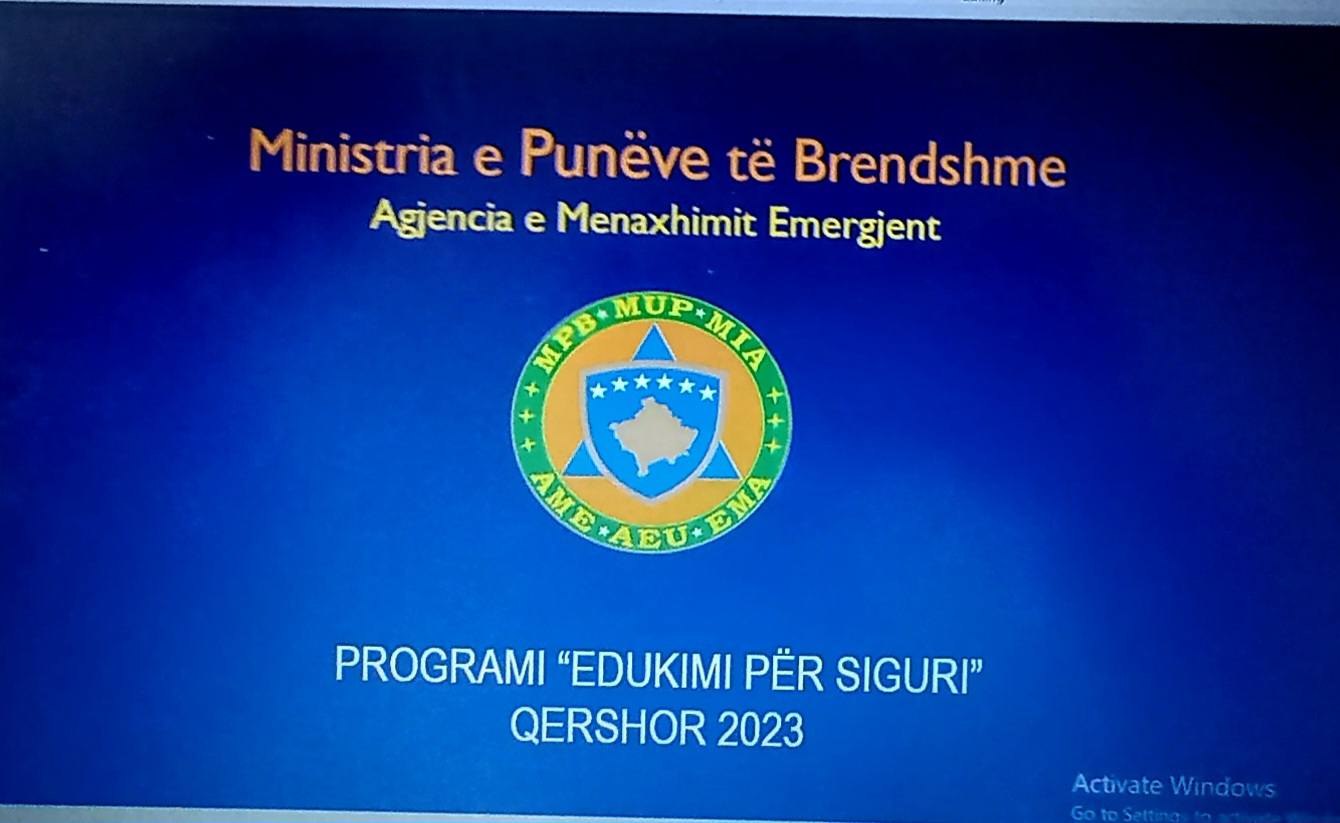 📢 Sesion Informues për Sigurinë në Shkollë